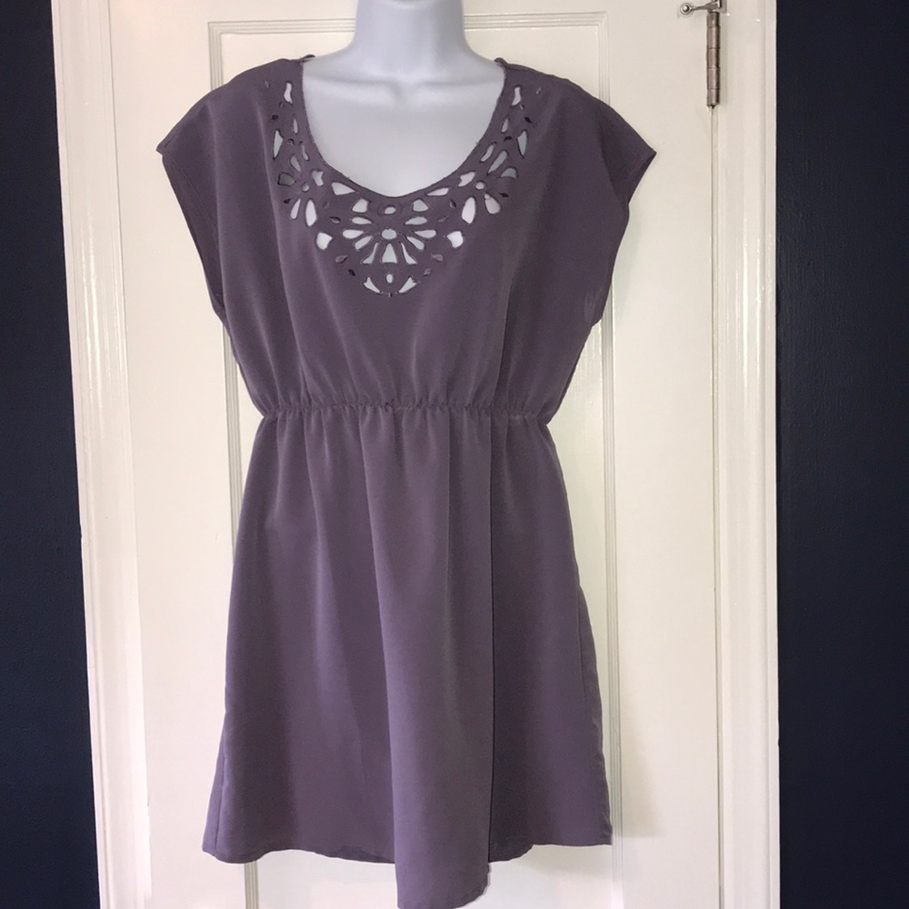 Petticoat Alley Anthro l Laser Cut Dress SOLD